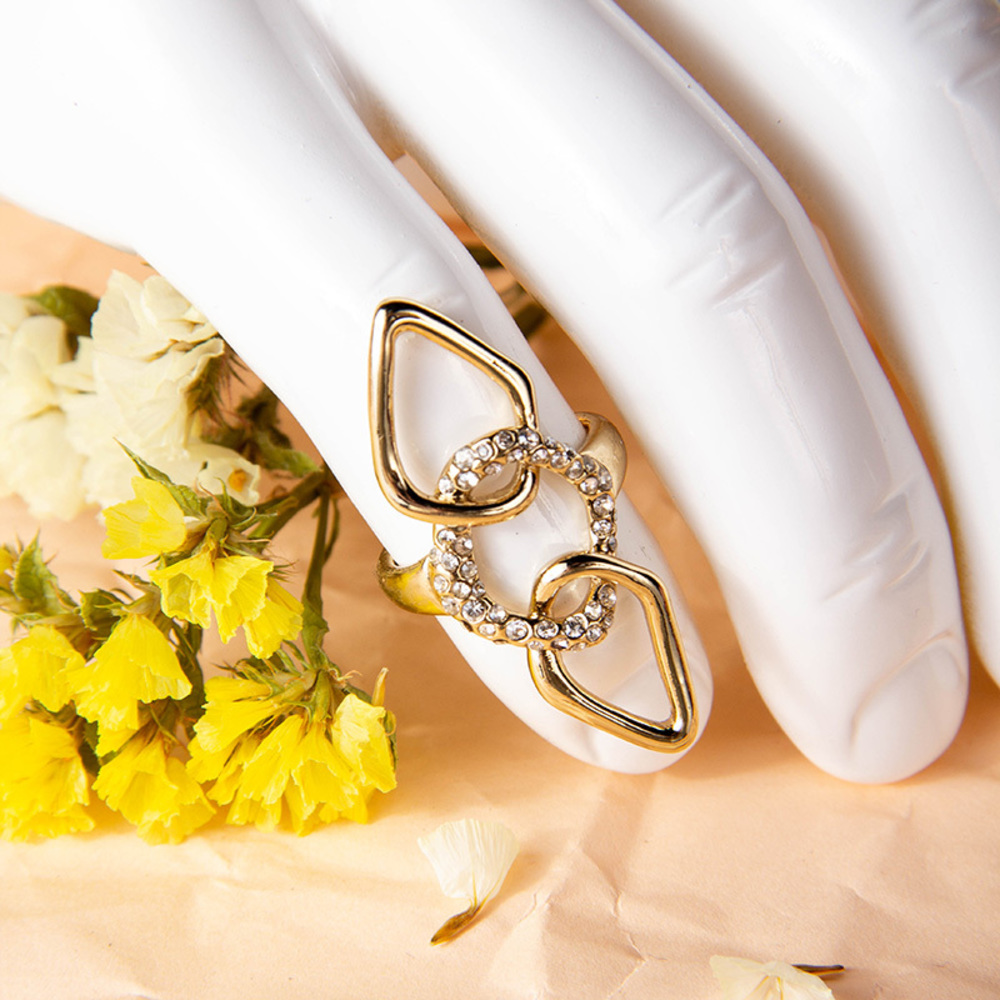 AURELIE BIDERMANN GOLD CLASSIC RING | WOMENS